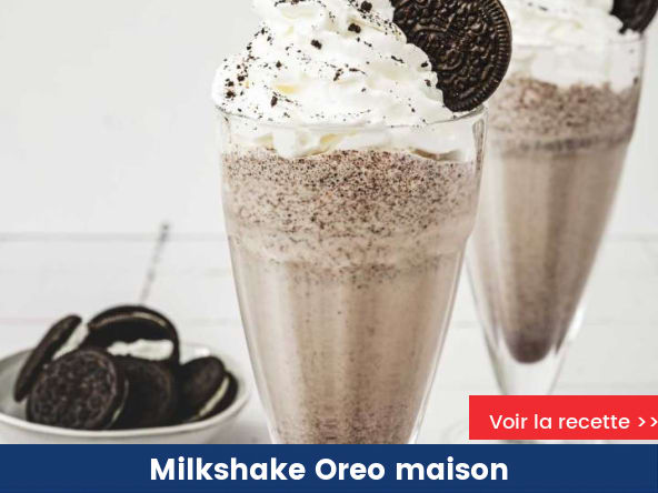 Milkshake Oreo maison